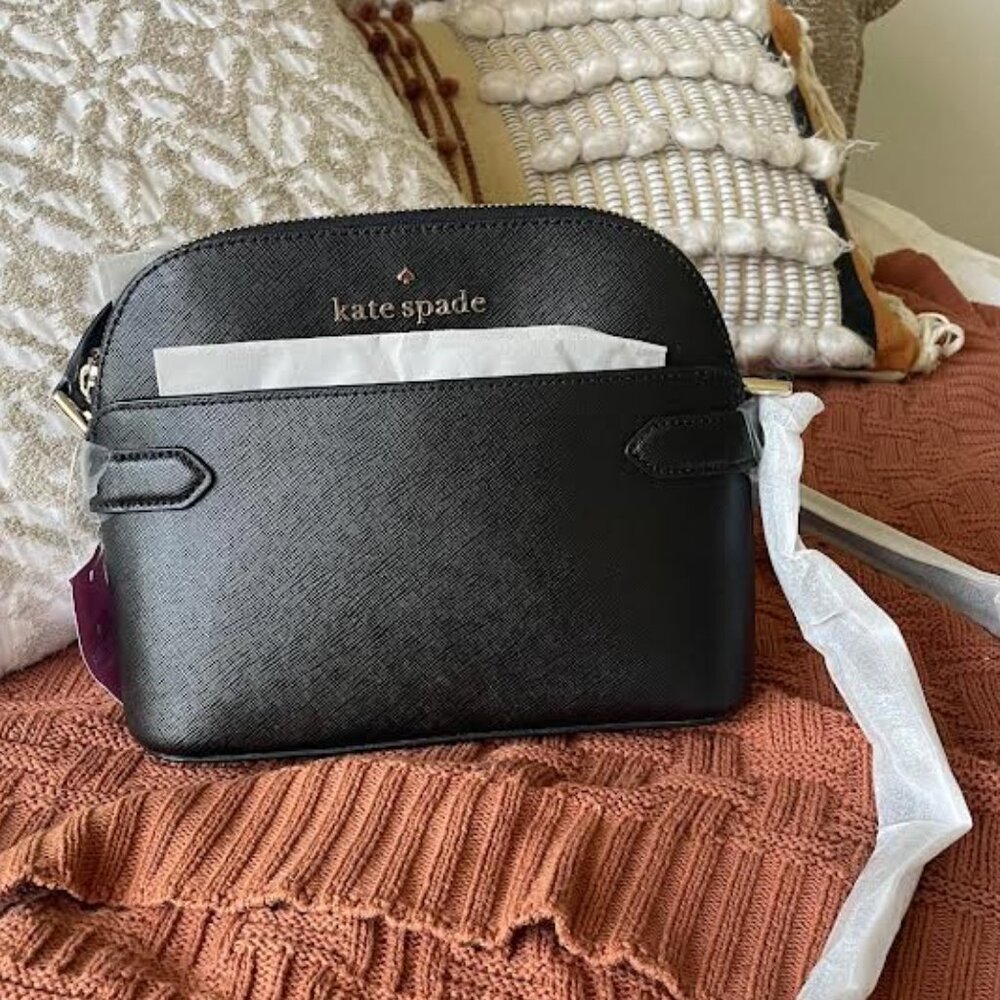 NWT Kate Spade Grove Street Mini Carli Black Handbag